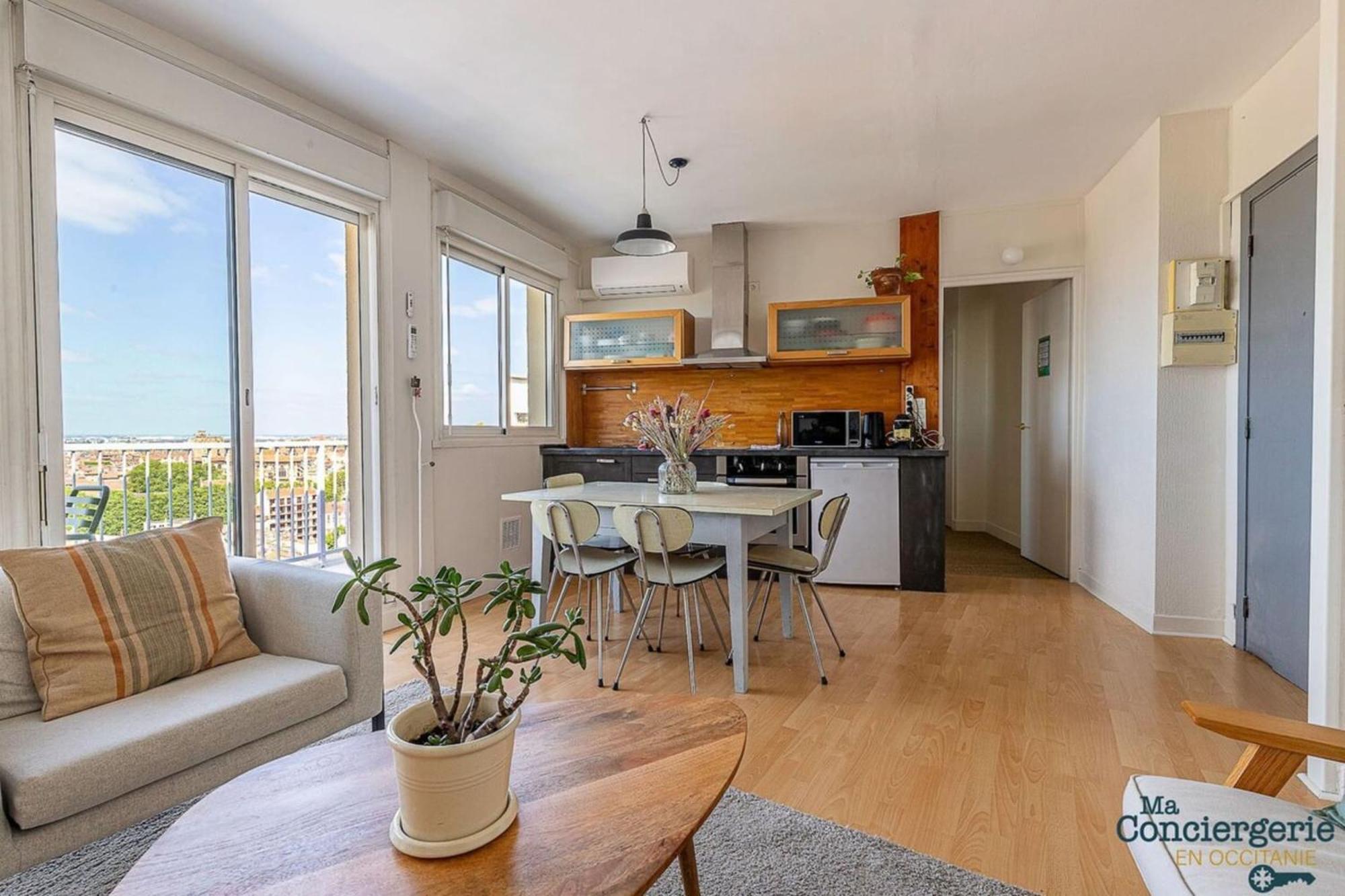 Montaudran Place Dupuy - Vue Panoramique -Metro Тулуза Екстериор снимка